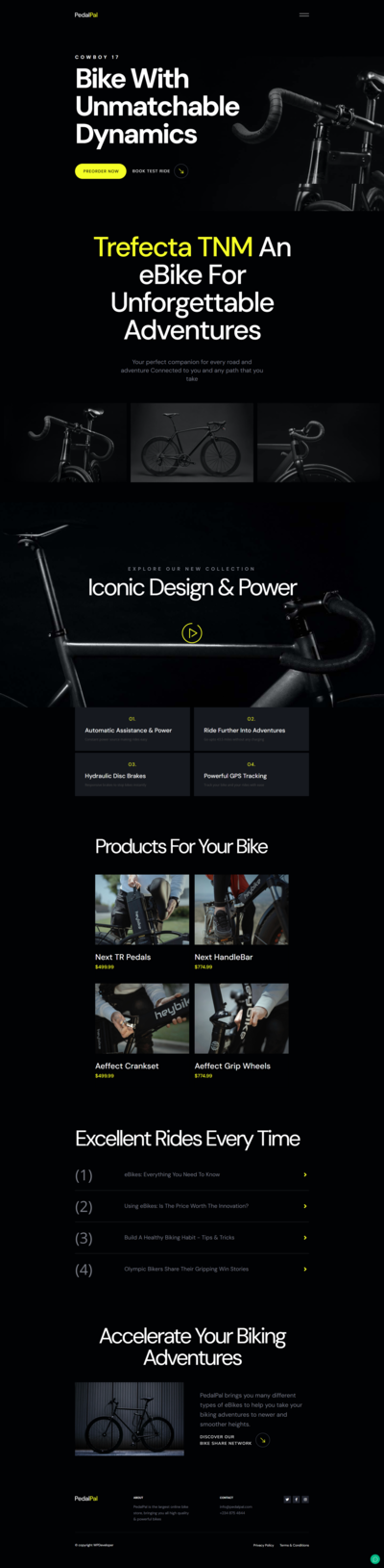 Pedal Pal E-commerce Website